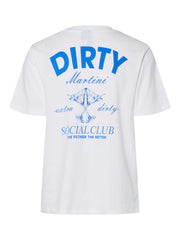 Pieces Dirty Martini Tee Bright White