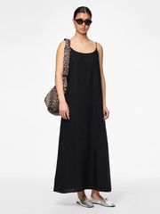 Pieces Pia Strap Ankle Dress - Black