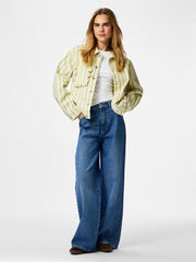 Pieces Billo Jacket - French Vanilla/Cloud Dancer