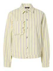 Pieces Billo Jacket - French Vanilla/Cloud Dancer