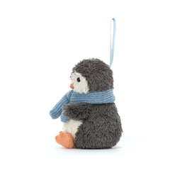 Jellycat Christmas Peanut Penguin Decoration