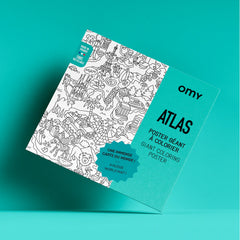 OMY - Giant Colouring Poster Atlas