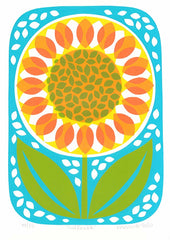 Canns Down Press Sunflower Card
