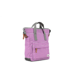 Roka Bantry B Small Purple Gingham Backpack