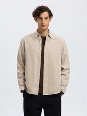 Selected Homme Noah Shirt - Egret/Twisted