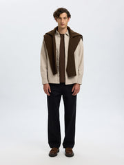 Selected Homme Noah Shirt - Egret/Twisted