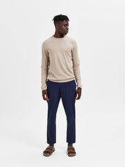 Selected Homme - Slim Tapered Brody Linen Pant - Dark Sapphire