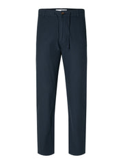 Selected Homme - Slim Tapered Brody Linen Pant - Dark Sapphire