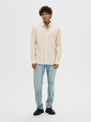 Selected Homme - Linen Shirt- Pure Cashmere