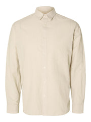 Selected Homme - Linen Shirt- Pure Cashmere