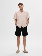 Selected Homme Relax Linen Shirt - Cameo Rose