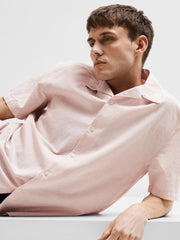Selected Homme Relax Linen Shirt - Cameo Rose
