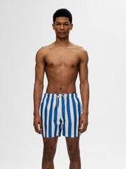 Selected Homme Dane Swimshorts - Nautical Blue / Egret