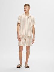 Selected Homme West Shirt - Egret Stripes