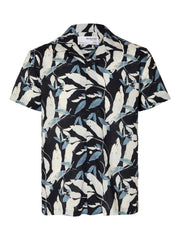 Selected Homme Air Shirt - Sky Captain Floral