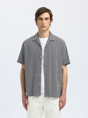 Selected Homme Seersucker Shirt - Sky Captain
