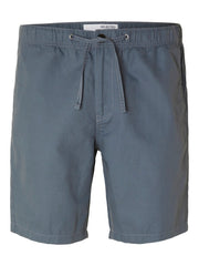 Selected Homme Jones Linen Shorts - Stormy Weather