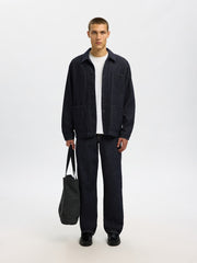 Selected Homme - Regular Denim Jacket in Dark Blue