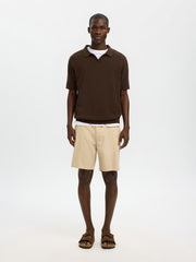 Selected Homme Brody Linen Shorts - Incense