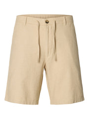 Selected Homme Brody Linen Shorts - Incense