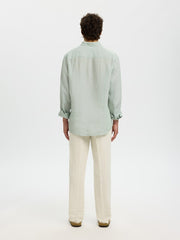 Selected Homme Kylian Linen Shirt - Aqua