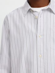 Selected Homme - Oxford Shirt in Bright White/Stripes