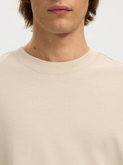 Selected Homme - Relax Aspen O-Neck in Oatmeal