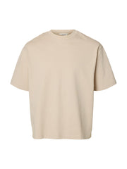 Selected Homme - Relax Aspen O-Neck in Oatmeal