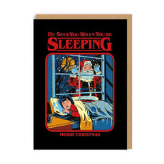 Ohh Deer - He Sees You When You're Sleeping Christmas Card