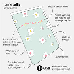 James Ellis Age 6 Outer Space Birthday Card