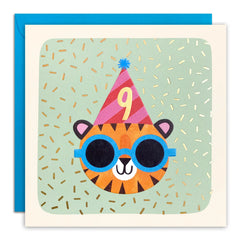 James Ellis Age 9 Tiger Birthday Card
