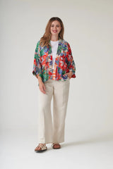 One Hundred Stars Tropicana Blue Kimono