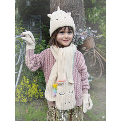 Rockhahula Unicorn Knitted Kids Hat 3-6 Years