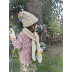 Rockhahula Unicorn Knitted Kids Hat 3-6 Years