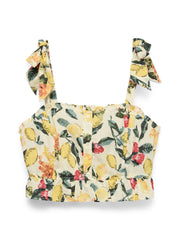 Vero Moda Short Tie Top- Fruits