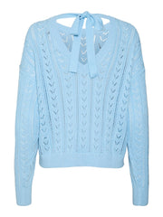 Vero Moda - Airy Blue Pullover with Back Detail