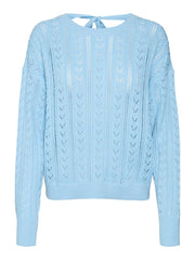 Vero Moda - Airy Blue Pullover with Back Detail