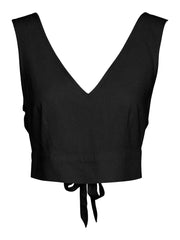 Vero Moda Mymilo Crop Top - Black