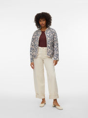 Vero Moda Clara Jacket- Pumice Stone/ Paisley