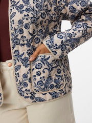 Vero Moda Clara Jacket- Pumice Stone/ Paisley