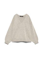 Vero Moda Demi V-Neck Pullover - Birch