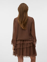 Vero Moda Seven Dress - Cocoa Brown