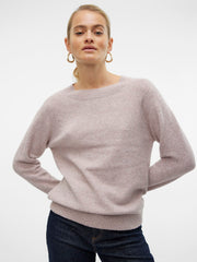 Vero Moda Doffy Jumper - Woodrose/Melange