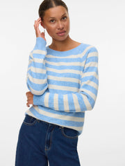 Vero Moda Doffy Jumper - Blue Jasper/Birch