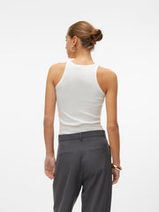 Vero Moda Chloe Short Tank Top - Snow White