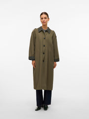 Vero Moda Lucia Maria Coat - Grape Leaf