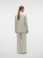 Vero Moda Mindy Wide Pinstripe Linen Pants