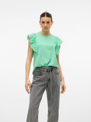 Vero Moda Hanne Short Sleeved Lace Top - Katydid