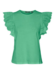 Vero Moda Hanne Short Sleeved Lace Top - Katydid