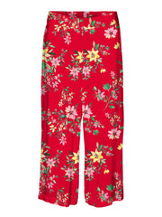 Vero Moda - High Waist Culotte Trousers Goji Berry